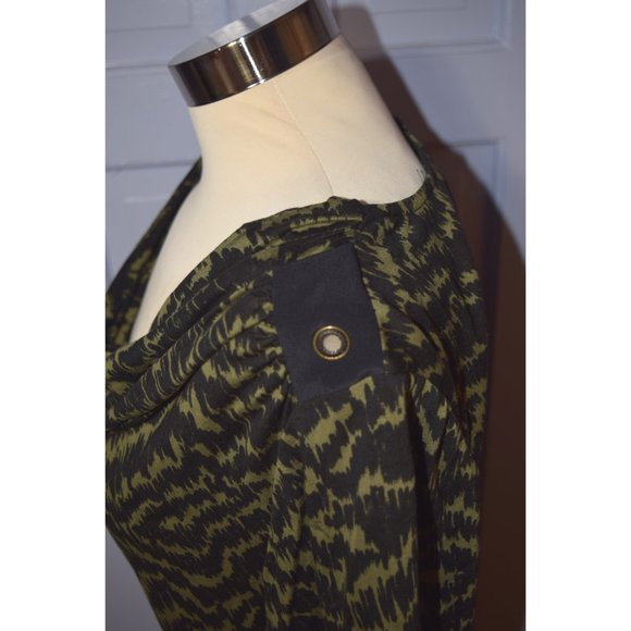 Trina Turk Olive/ Black Dress size 6 - Picture 5 of 7